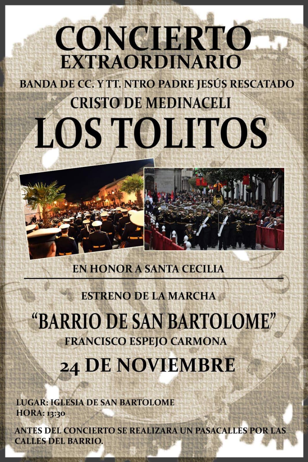 Concierto Santa Cecilia Los Tolitos 2018